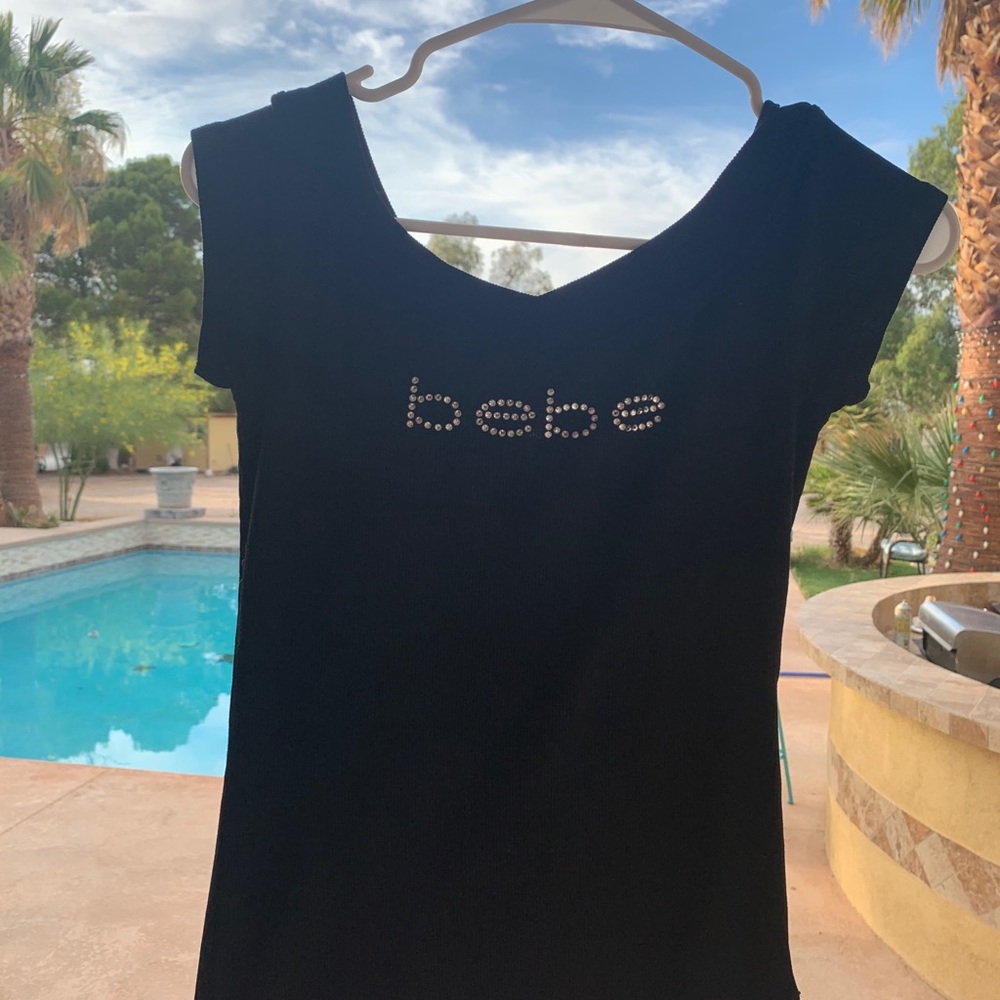 Bebe top black